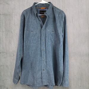 Orvis Active Fit Long Sleeve Performance Shirt Men’s Large Tall Recycled Fabric